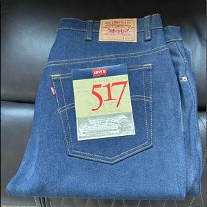 Genuine Levi’s 517’s. Size 42X32. Boot Cut. Never Worn! NWT